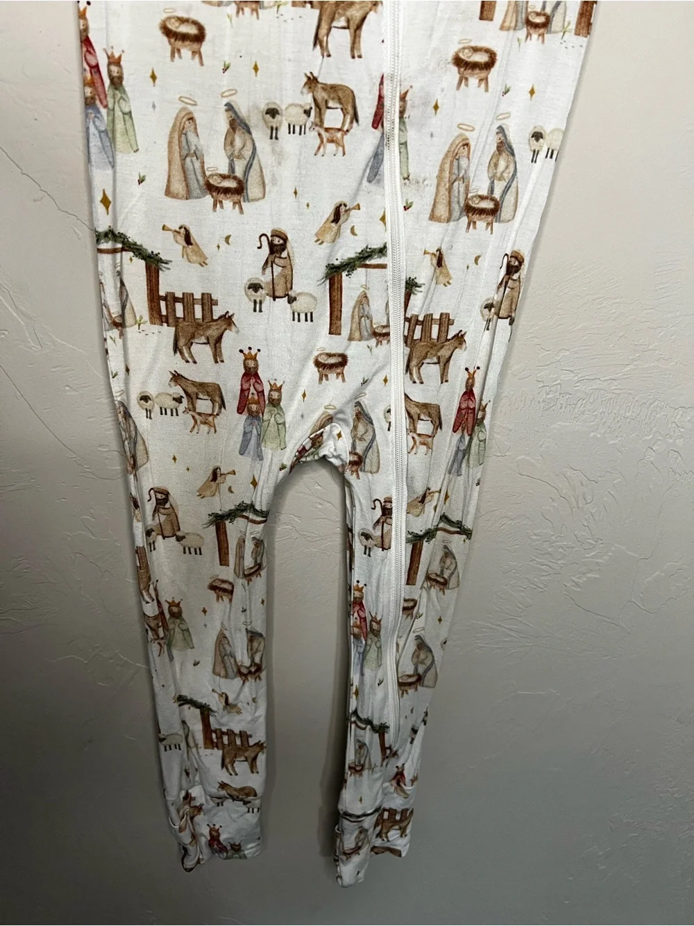 Holy Pals Luke2:1-20 Away in the Manger Nativity Viscose From Bamboo Pajamas